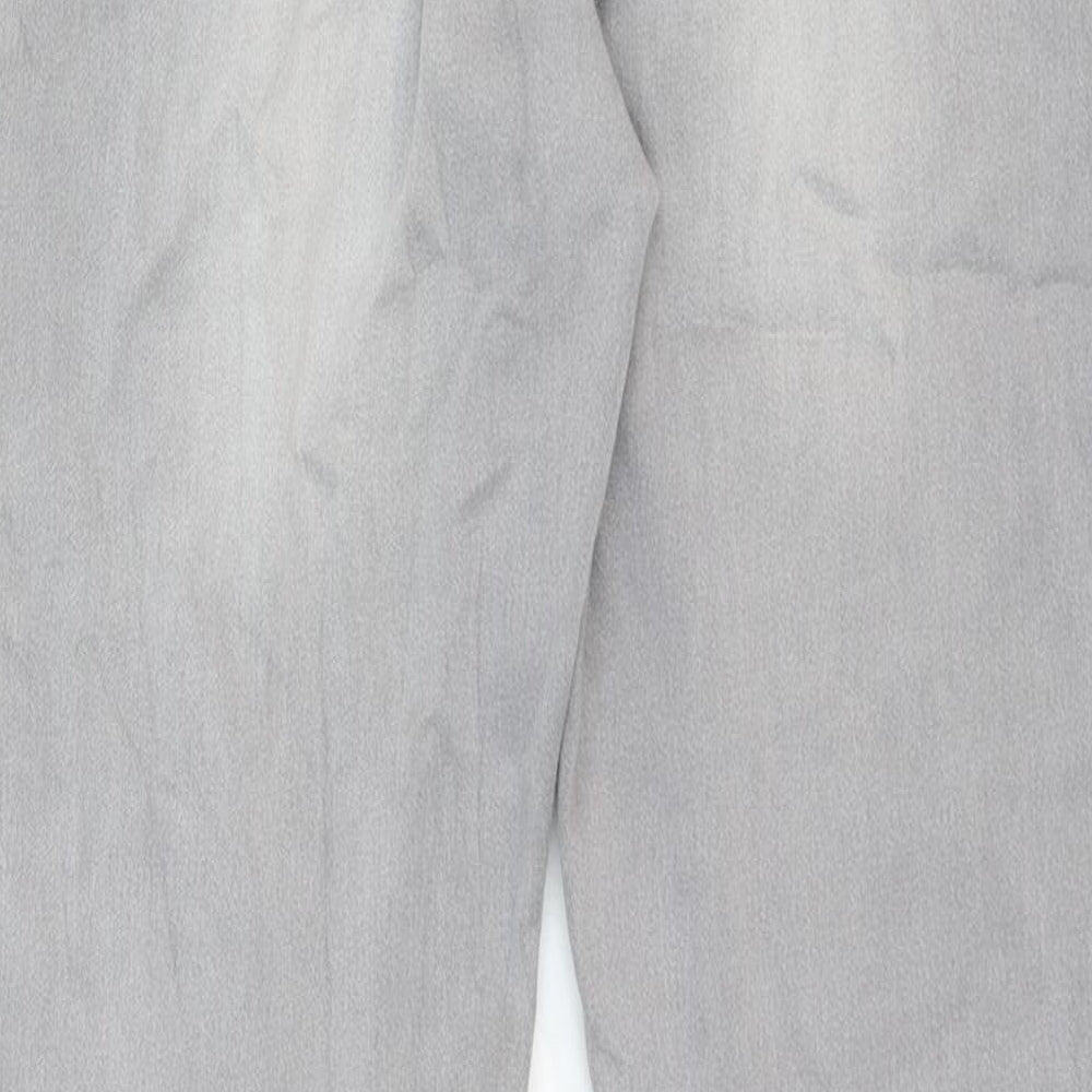 Red Herring Womens Grey Cotton Skinny Jeans Size 28 in Regular Zip