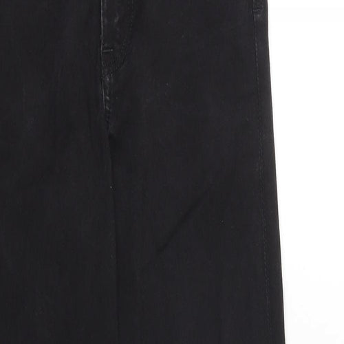 H&M Womens Black Cotton Skinny Jeans Size 27 in L28 in Slim Zip