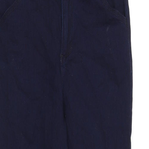 Oasis Womens Blue Cotton Skinny Jeans Size 10 L24 in Regular Zip