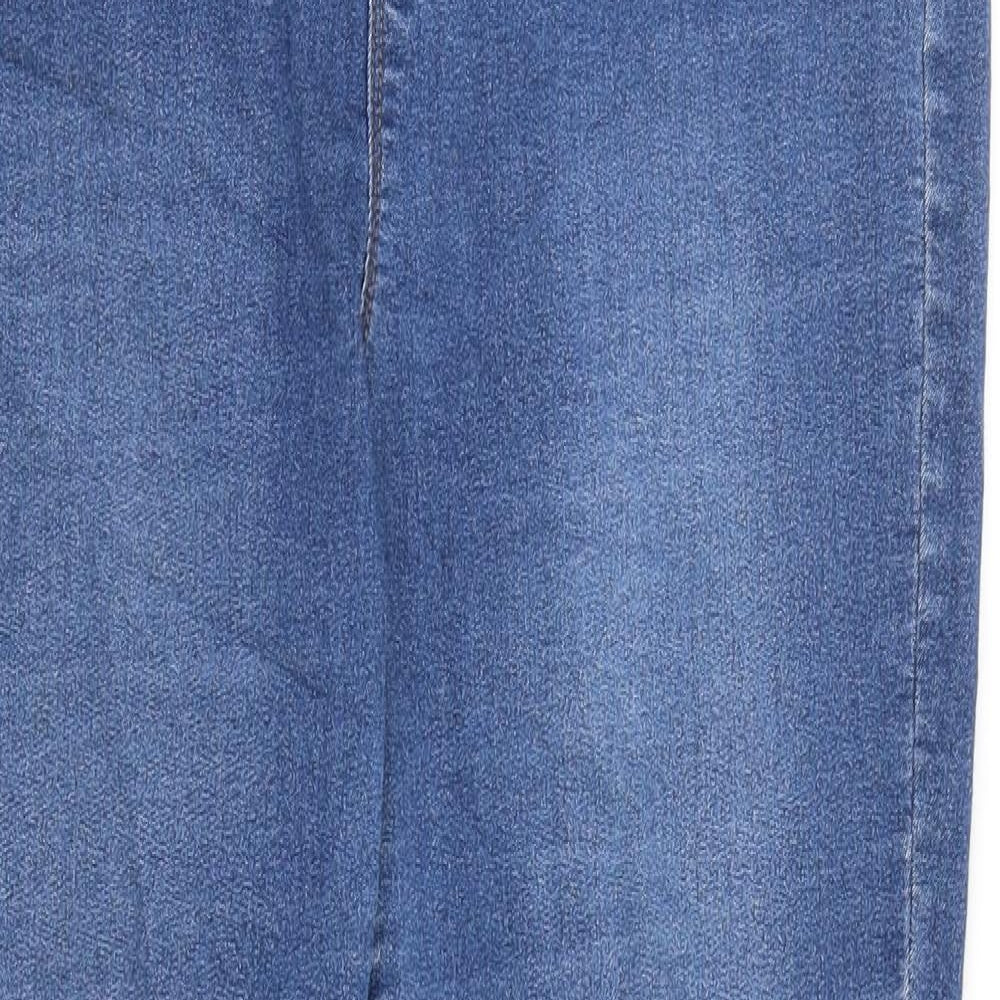 PEP&CO Womens Blue Cotton Jegging Jeans Size 16 L27 in Regular