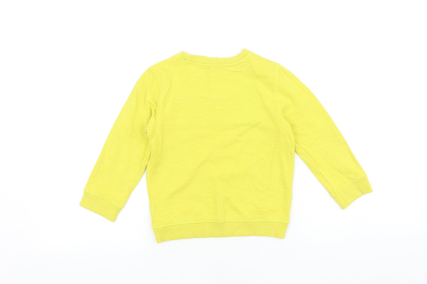 urban ocean Boys Yellow 100% Cotton Pullover Sweatshirt Size 2-3 Years Pullover - Surfer