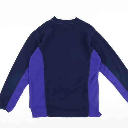 Ronhill Womens Purple Colourblock Polyester Pullover Sweatshirt Size L Pullover