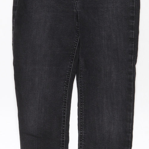 New Look Womens Grey Cotton Skinny Jeans Size 8 Regular Zip