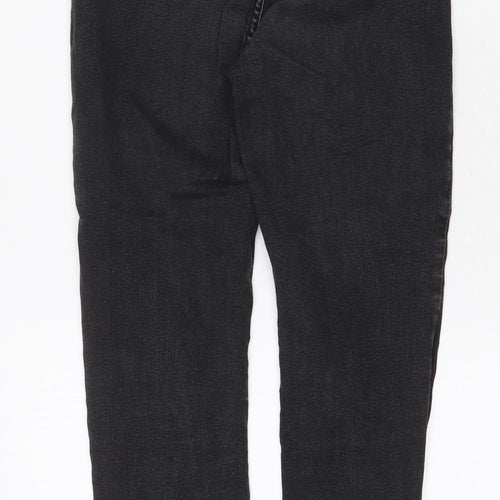 New Look Womens Grey Cotton Skinny Jeans Size 8 Regular Zip