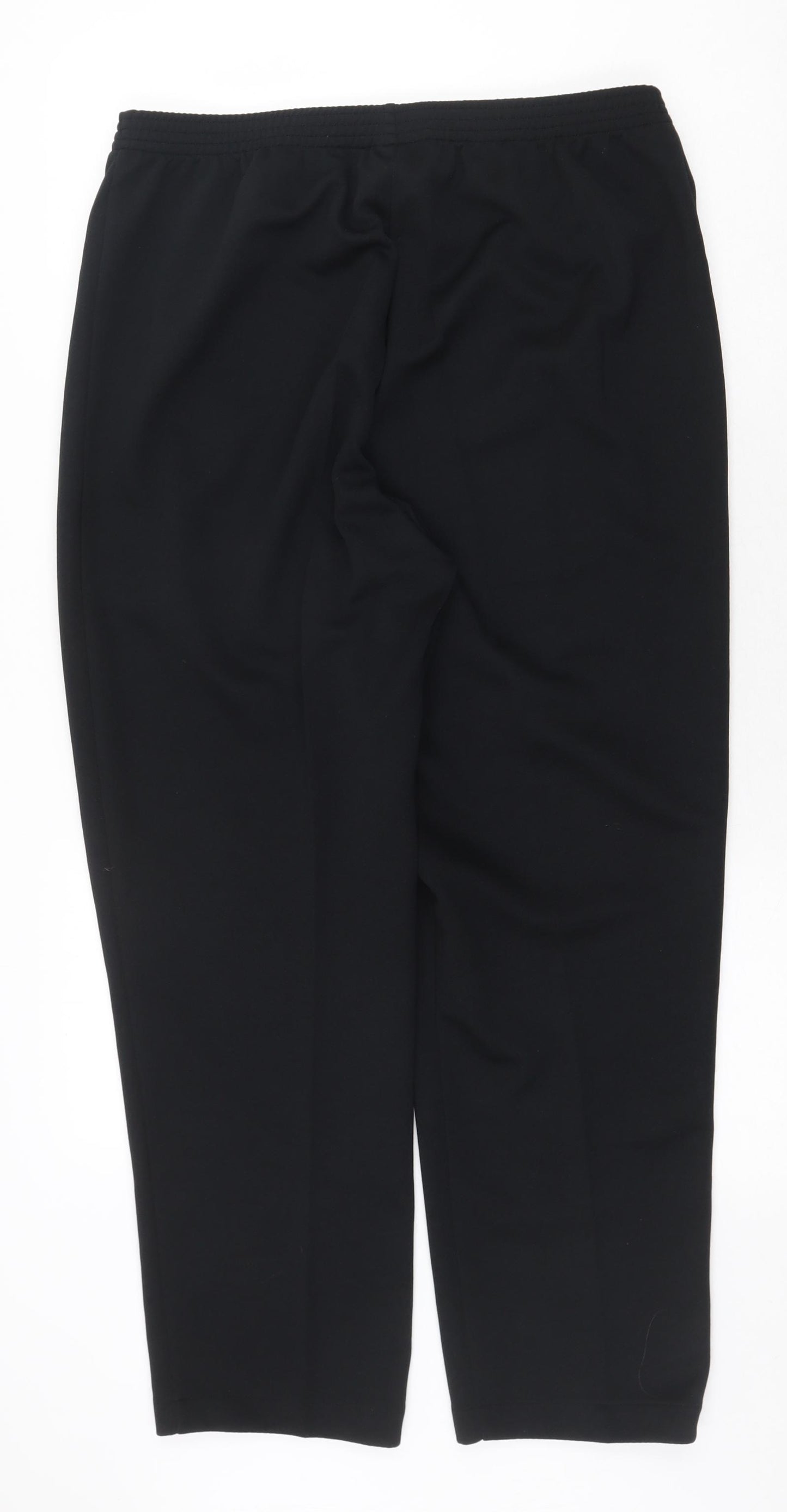 Damart Womens Black Polyester Trousers Size 20 Regular