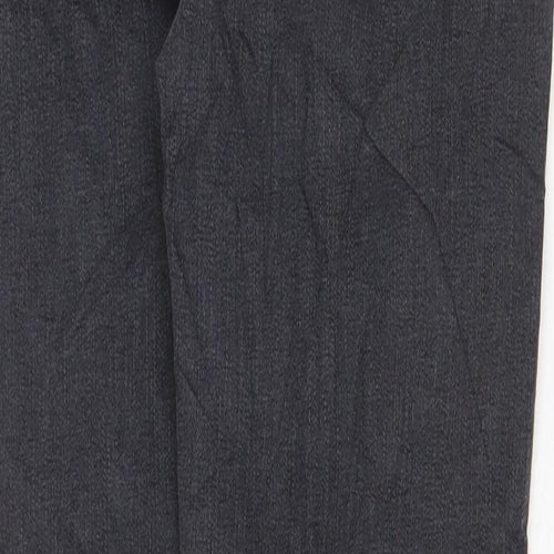 Marks and Spencer Womens Grey Cotton Skinny Jeans Size 8 Regular Zip