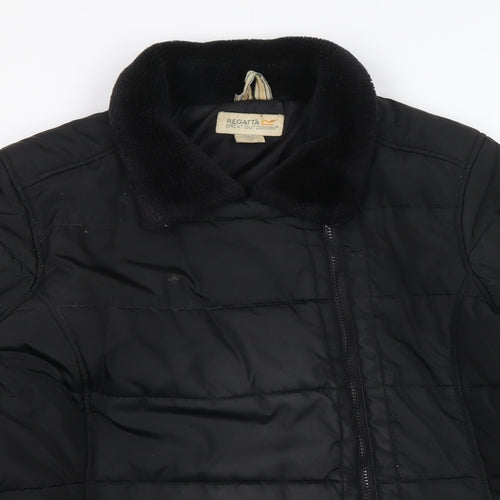 Regatta Womens Black Puffer Jacket Coatigan Size 18 Zip