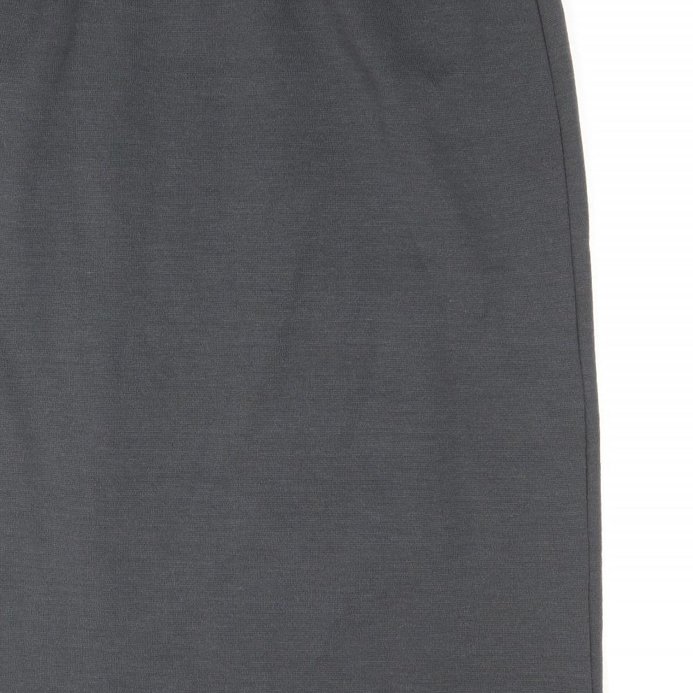 Damart Womens Grey Acrylic Straight & Pencil Skirt Size 16