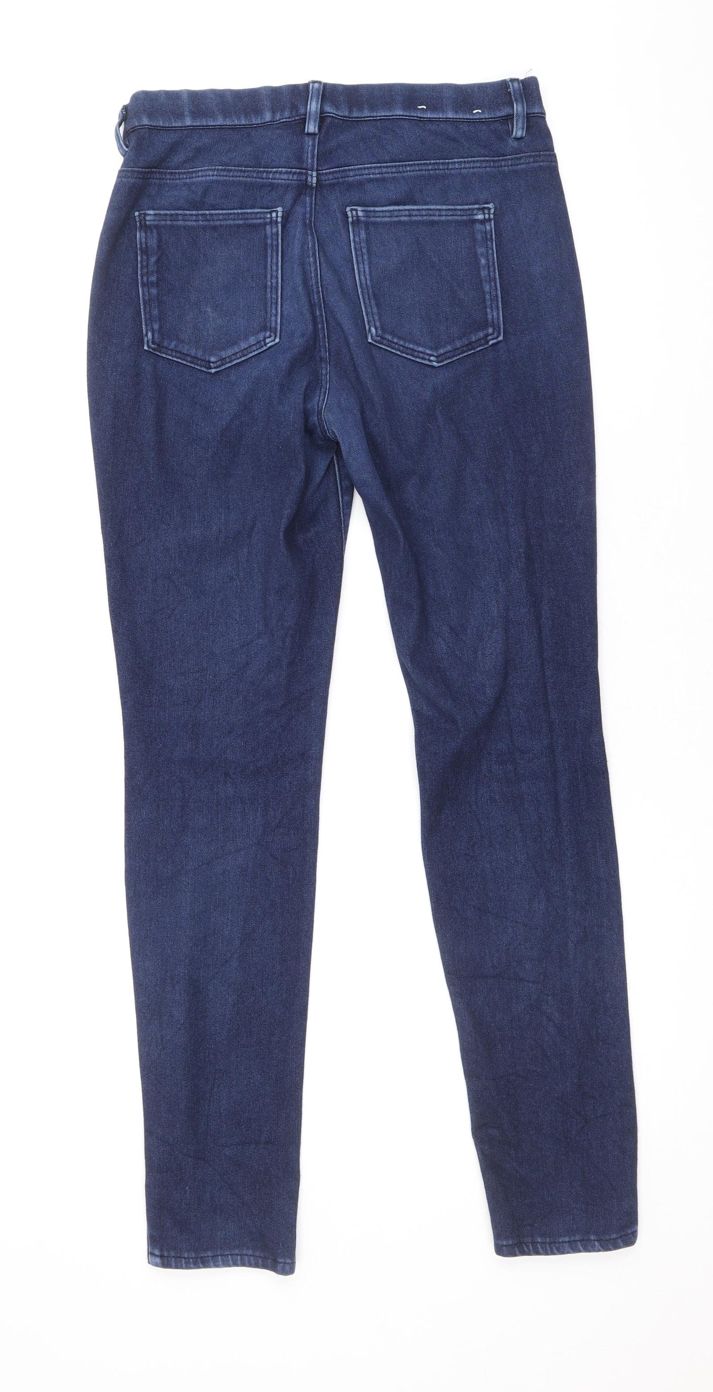 Uniqlo Womens Blue Cotton Jegging Jeans Size L Regular