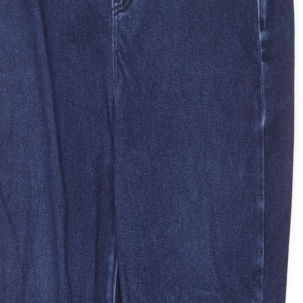 Uniqlo Womens Blue Cotton Jegging Jeans Size L Regular