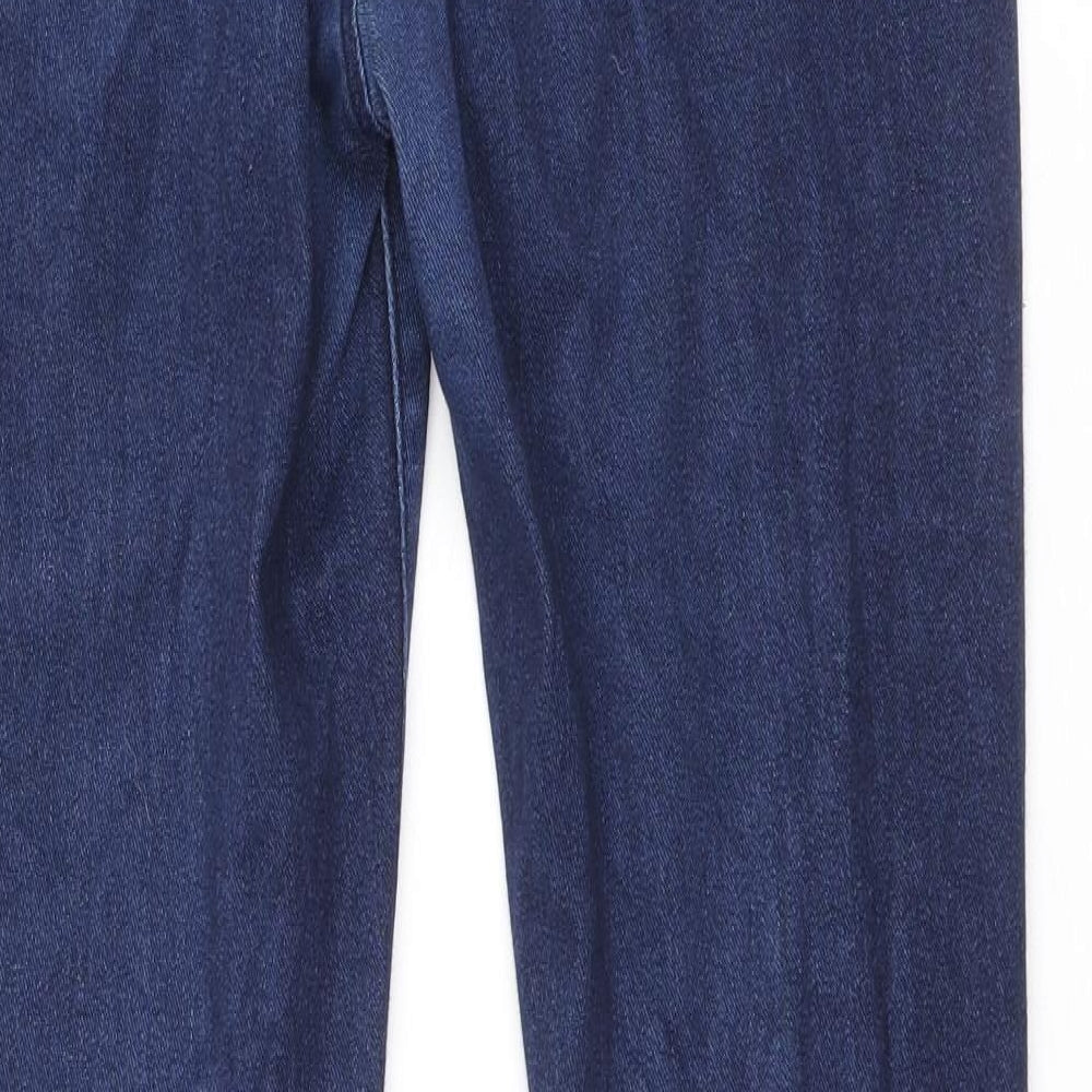 Uniqlo Womens Blue Cotton Jegging Jeans Size L Regular