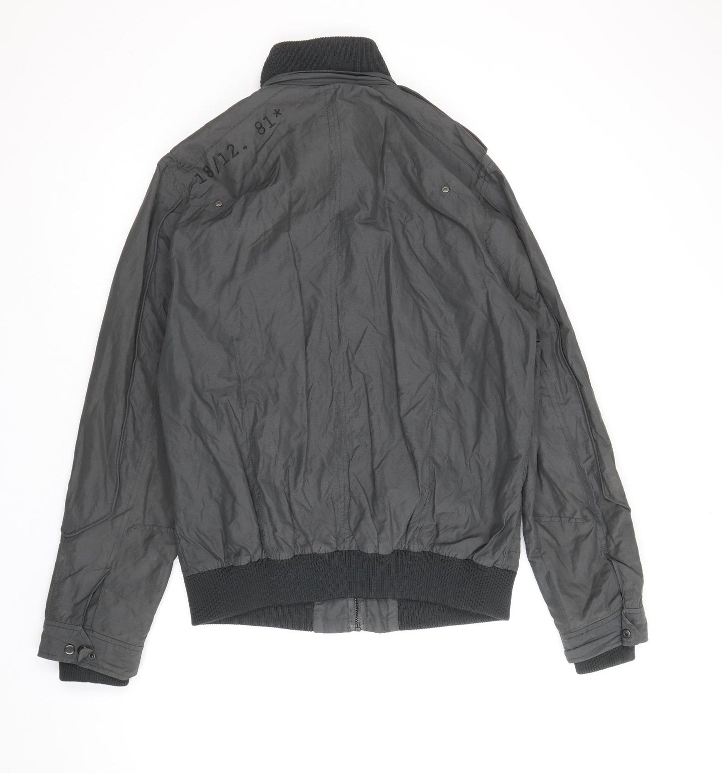 Preworn Mens Grey Jacket Size L Zip
