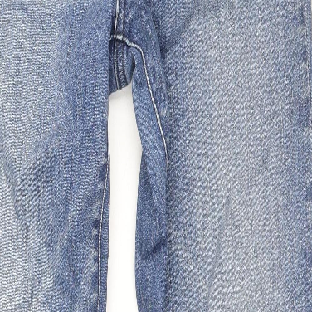Gap Womens Blue Cotton Skinny Jeans Size 27 in Regular Zip