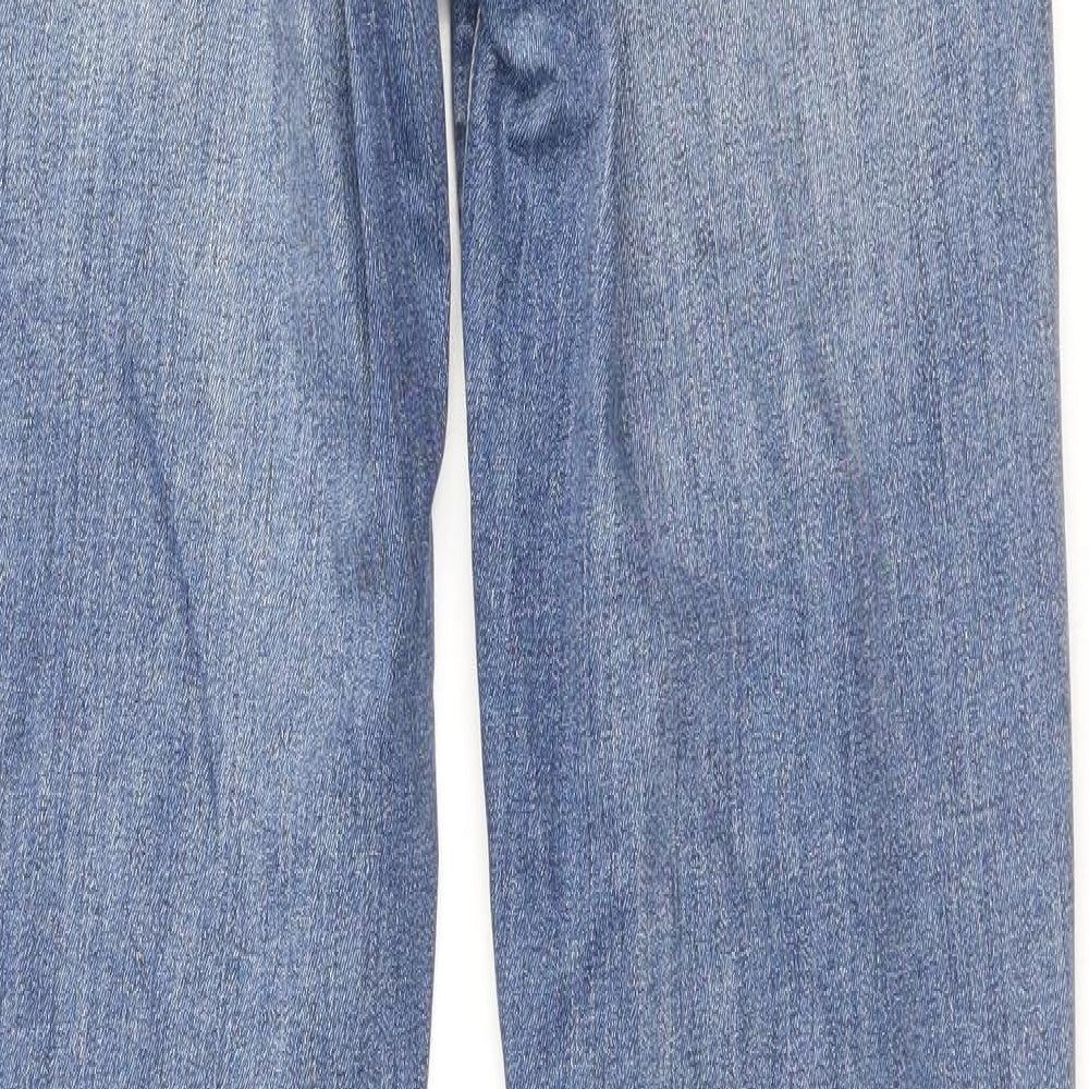 Gap Womens Blue Cotton Skinny Jeans Size 27 in Regular Zip
