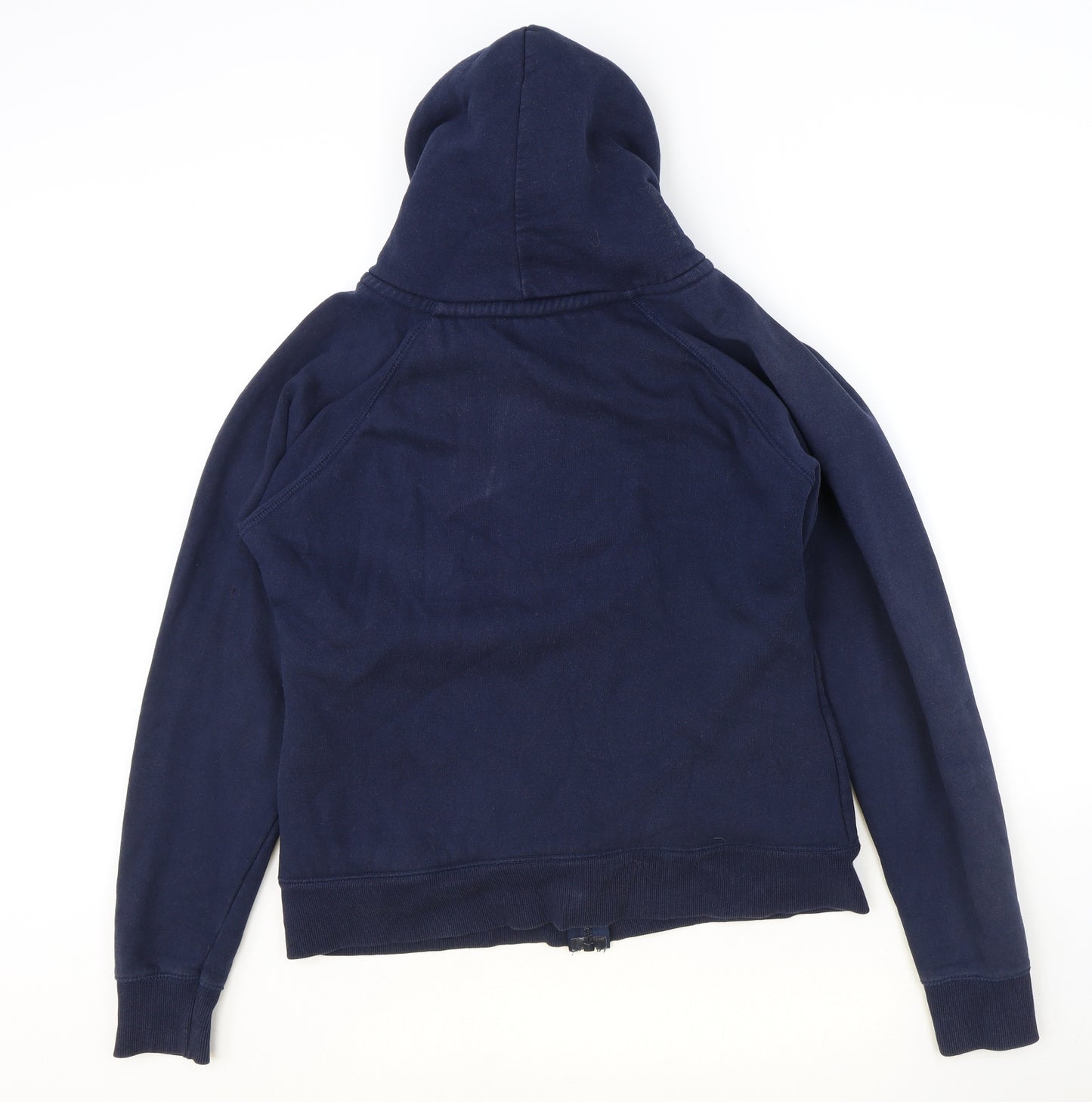 Leicester City F.C Womens Blue Cotton Full Zip Hoodie Size 14 Zip