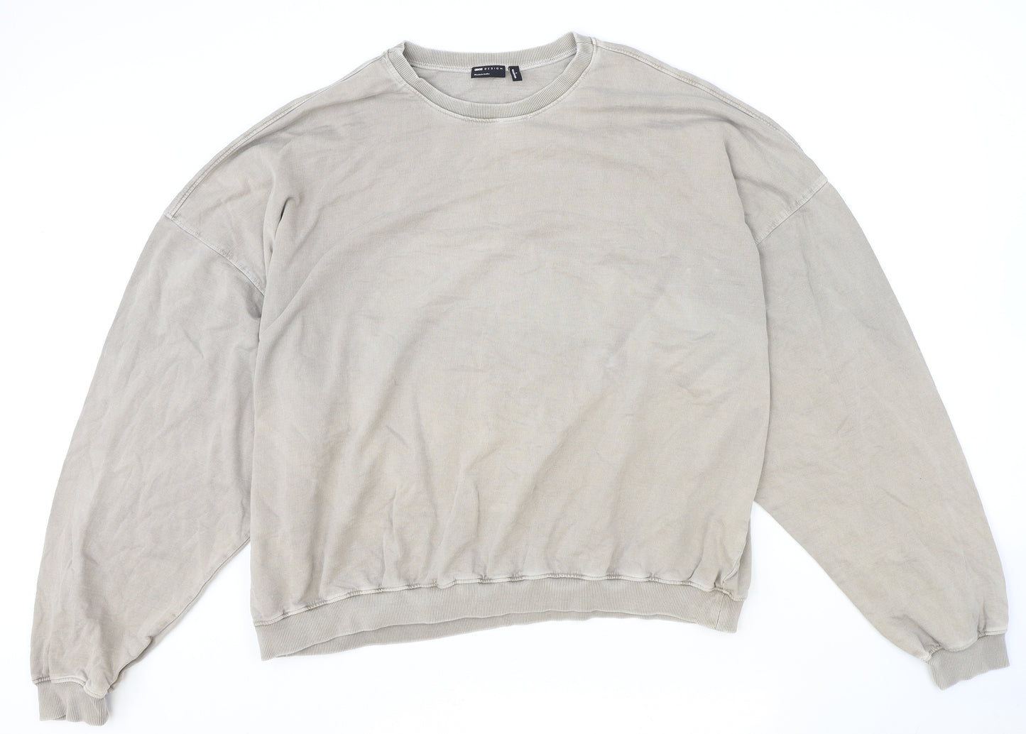 ASOS Womens Brown Cotton Pullover Sweatshirt Size 14 Pullover