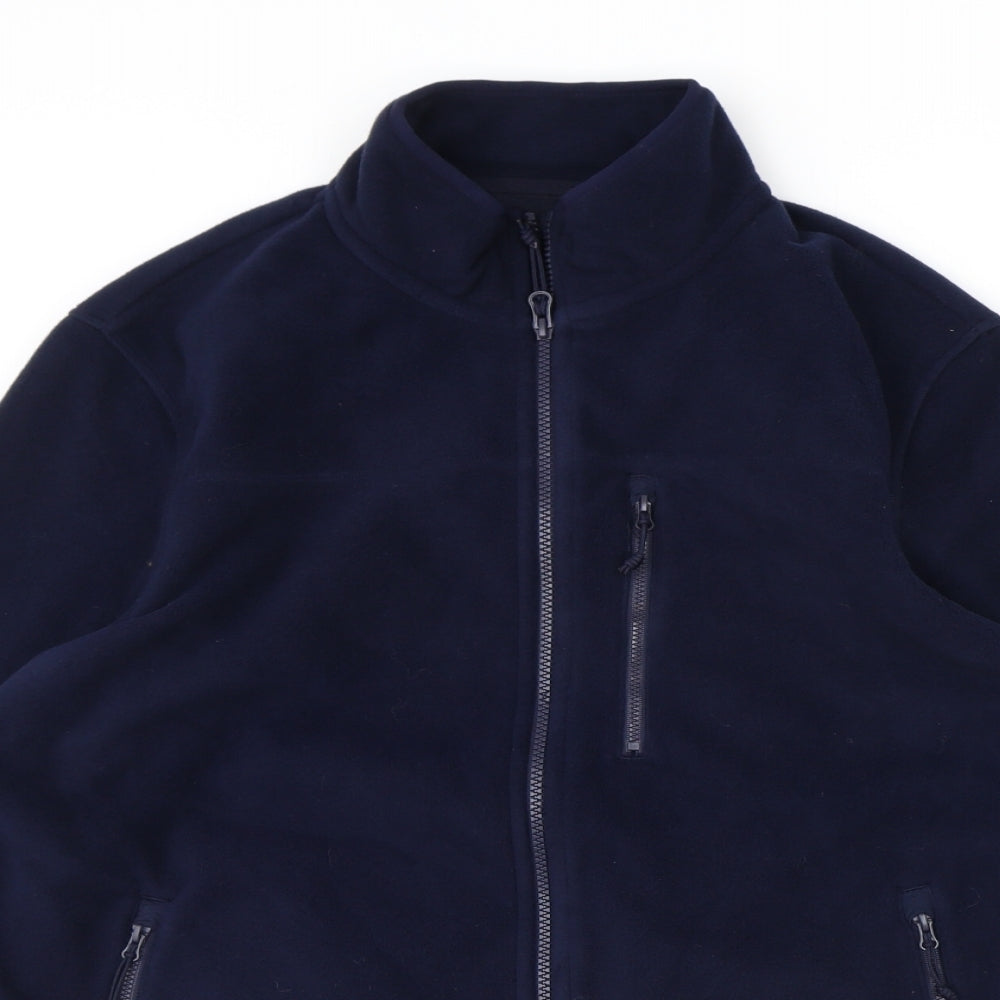Marks and Spencer Mens Blue Jacket Size L Zip