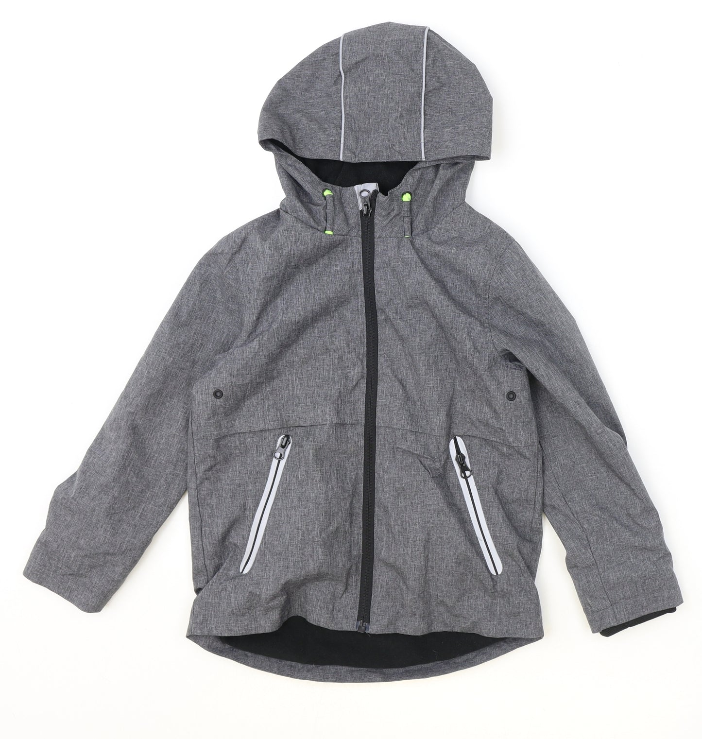 TU Boys Grey Jacket Size 4-5 Years Zip