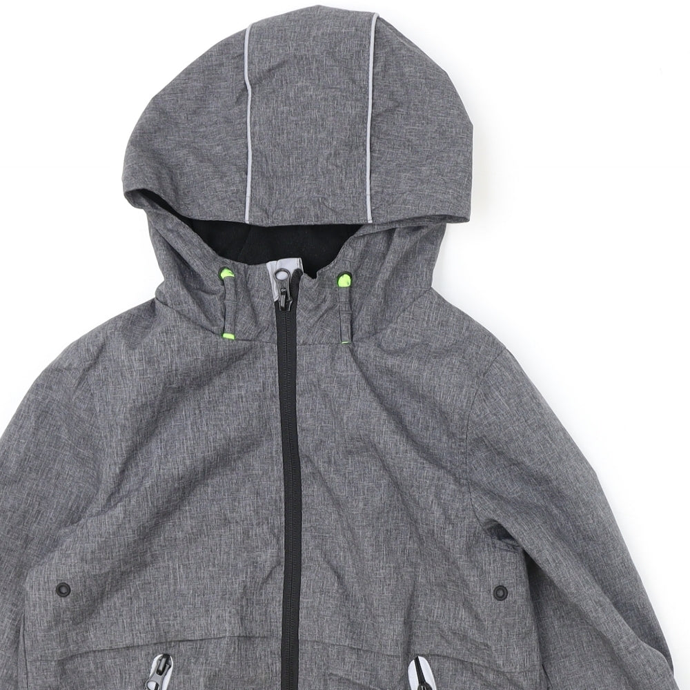 TU Boys Grey Jacket Size 4-5 Years Zip