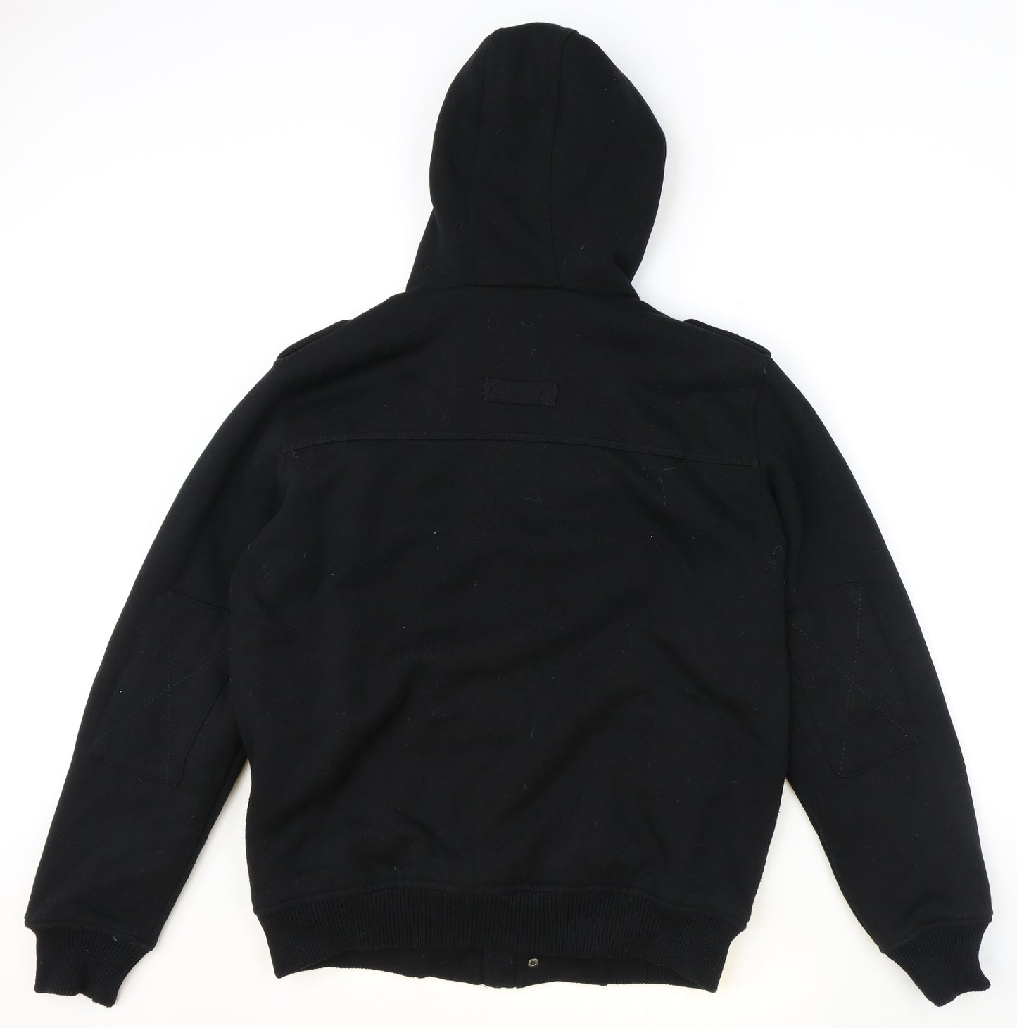 Cedar Wood State Mens Black Anorak Coat Size L Zip