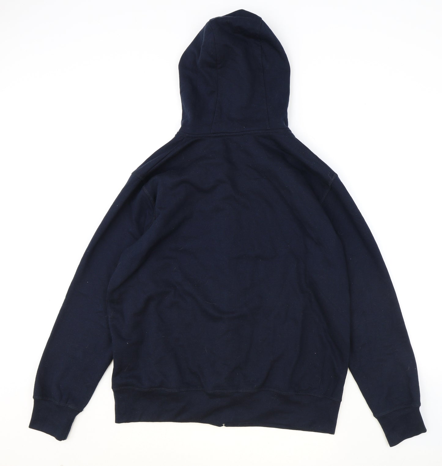 Losan Womens Blue Cotton Full Zip Hoodie Size XL Zip