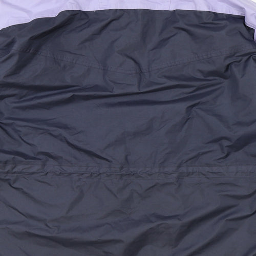 Active Performance Mens Blue Rain Coat Coat Size L Zip
