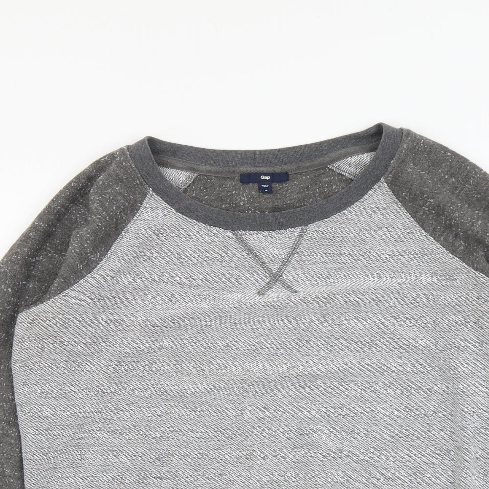 Gap Womens Grey Cotton Pullover Sweatshirt Size M Pullover