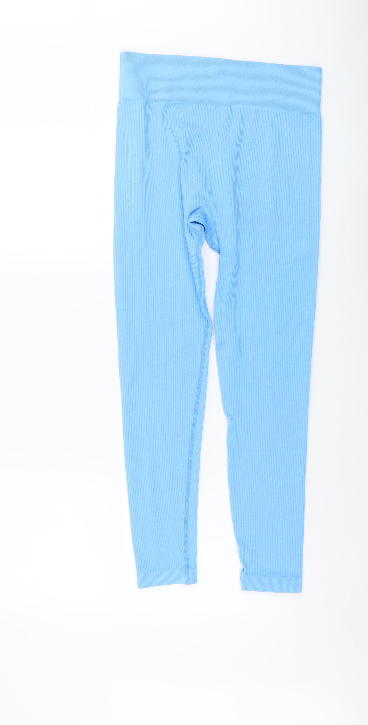 Yu&Me Womens Blue Nylon Compression Leggings Size XL L26 in Regular Pullover