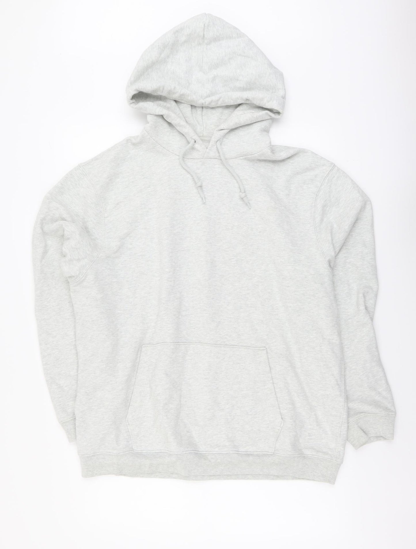 Gap Mens Grey Cotton Pullover Hoodie Size L
