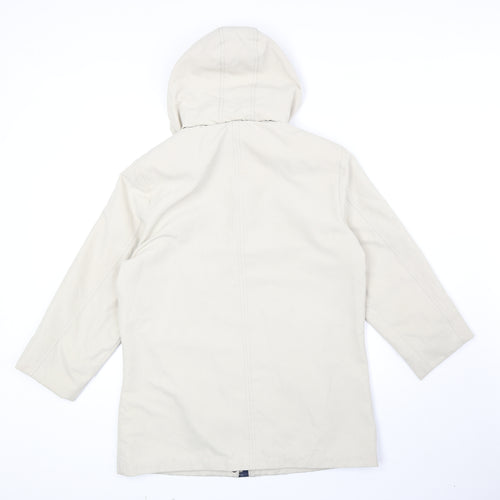 Katherine Hammond Womens Ivory Jacket Size 10 Zip