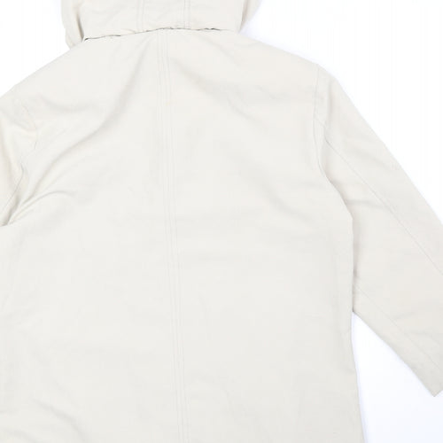 Katherine Hammond Womens Ivory Jacket Size 10 Zip