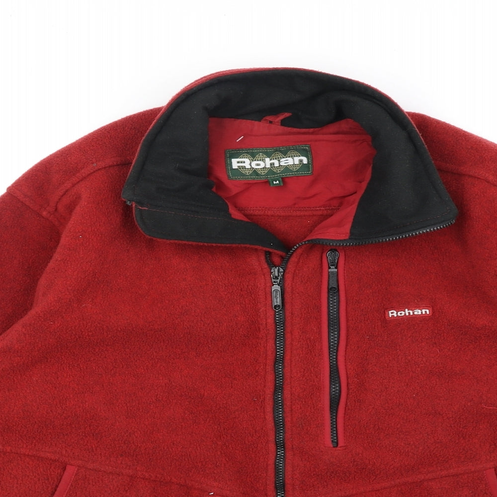 Rohan Mens Red Jacket Size M Zip