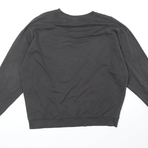 ASOS Womens Grey 100% Cotton Pullover Sweatshirt Size 8 Pullover