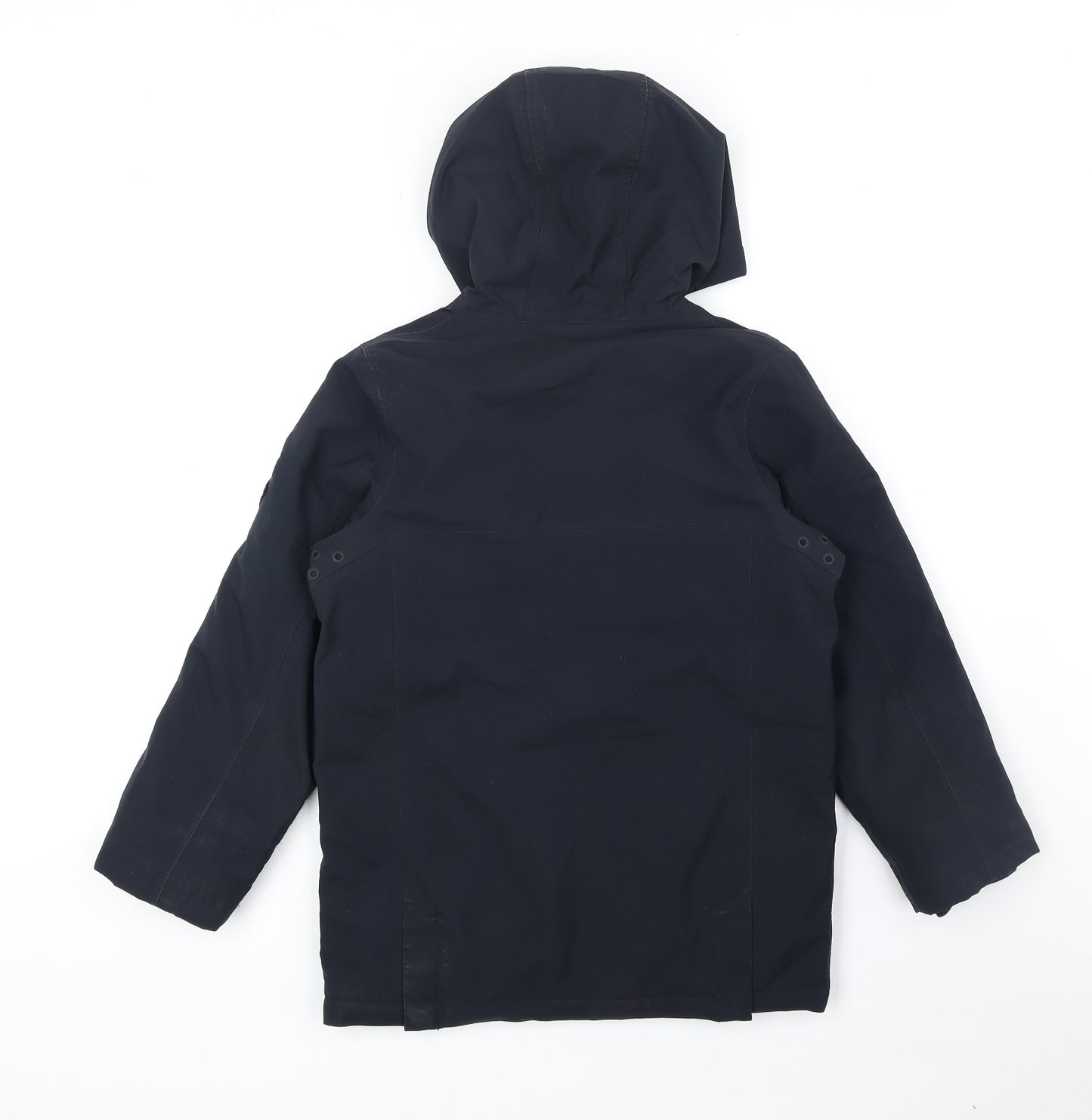 Joules Boys Black Rain Coat Coat Size 9 Years Zip