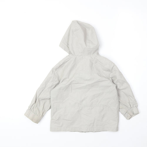 John Lewis Boys Grey Jacket Size 3XL Zip