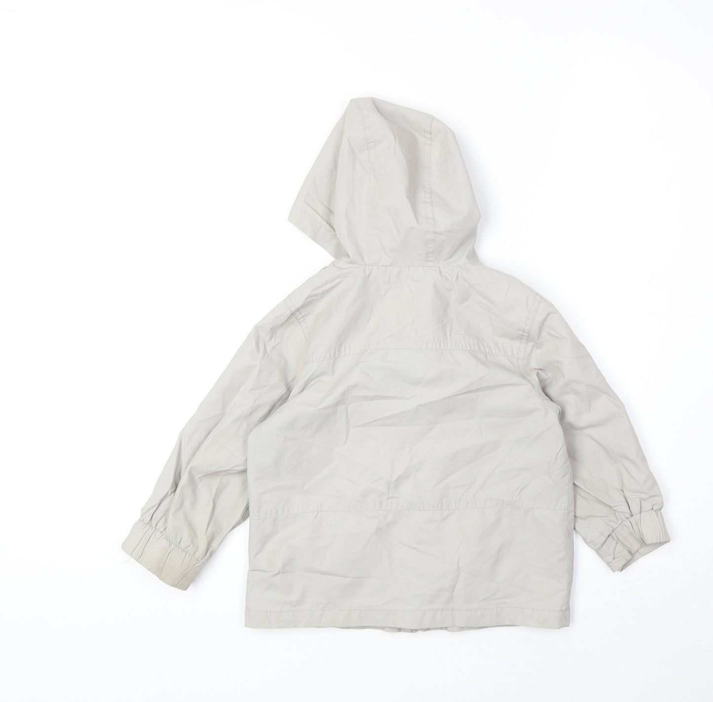 John Lewis Boys Grey Jacket Size 3XL Zip
