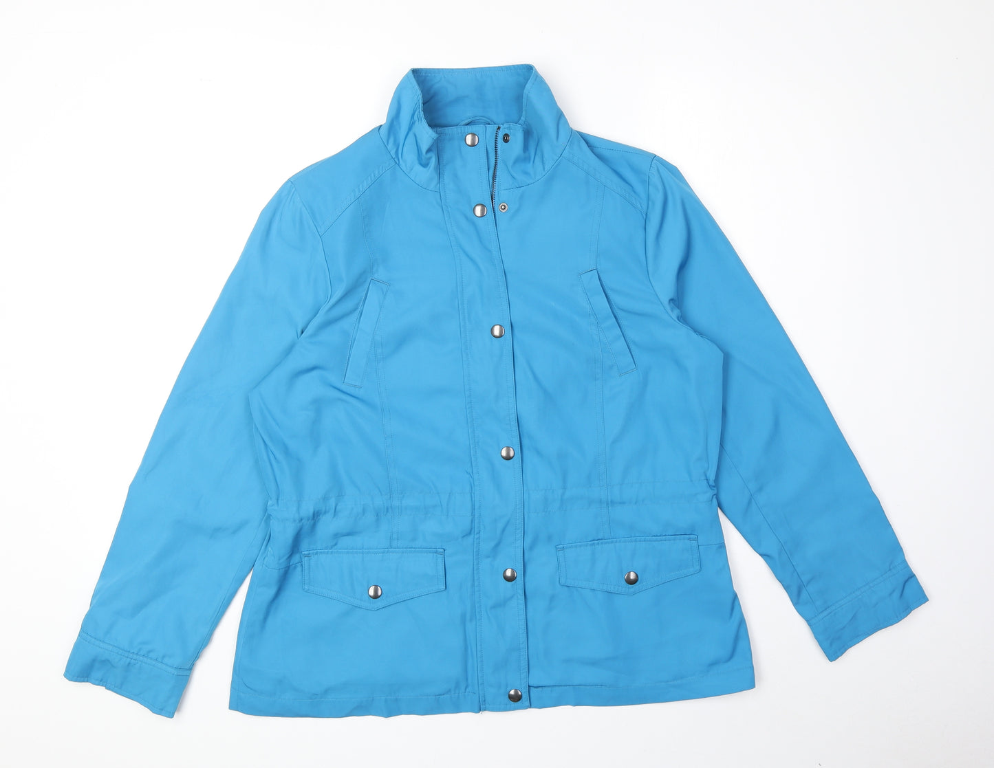 Marks and Spencer Womens Blue Jacket Size 14 Zip