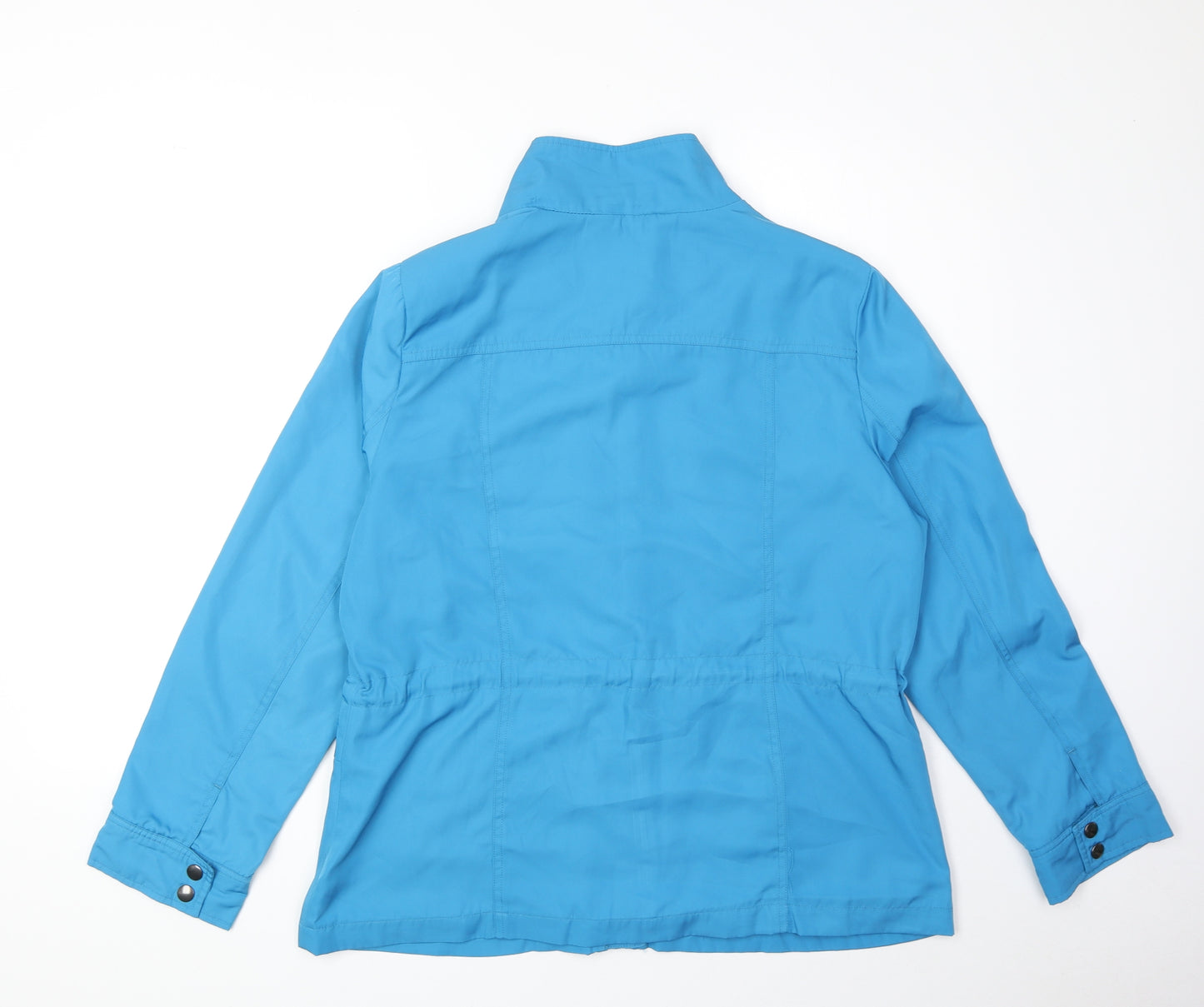 Marks and Spencer Womens Blue Jacket Size 14 Zip