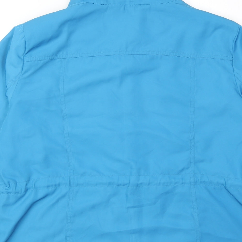 Marks and Spencer Womens Blue Jacket Size 14 Zip