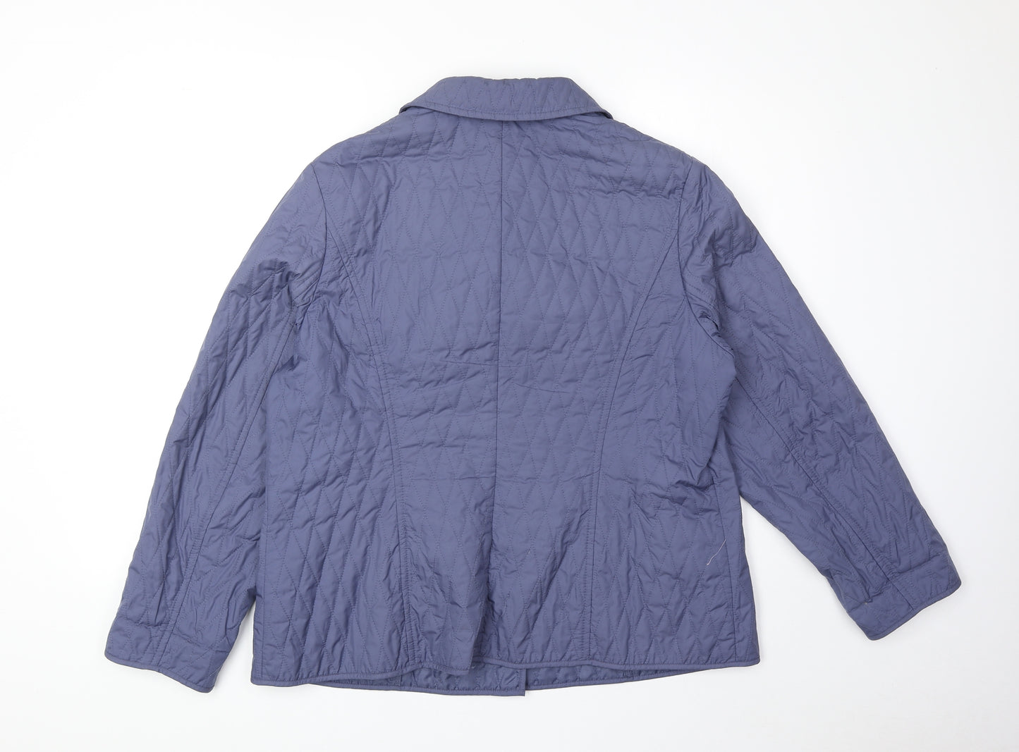 Marks and Spencer Womens Purple Jacket Size 18 Button