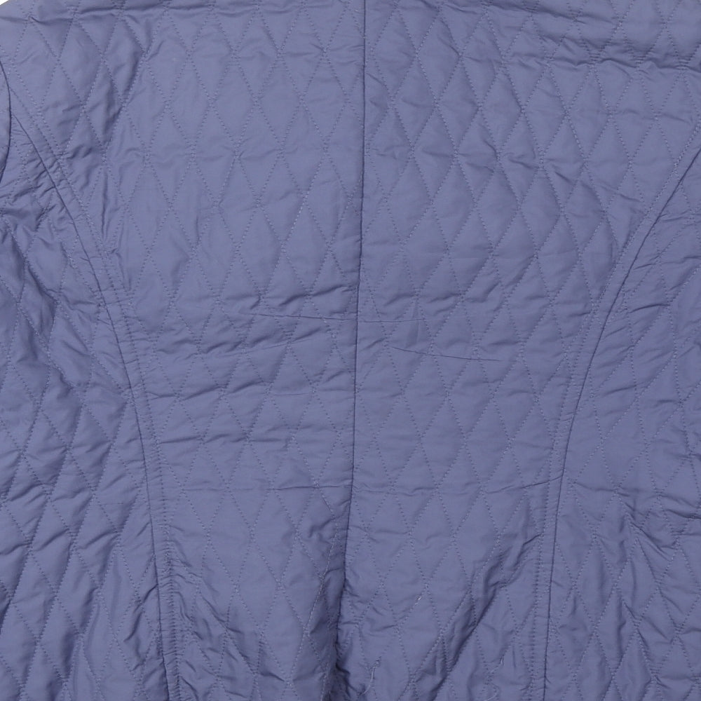 Marks and Spencer Womens Purple Jacket Size 18 Button