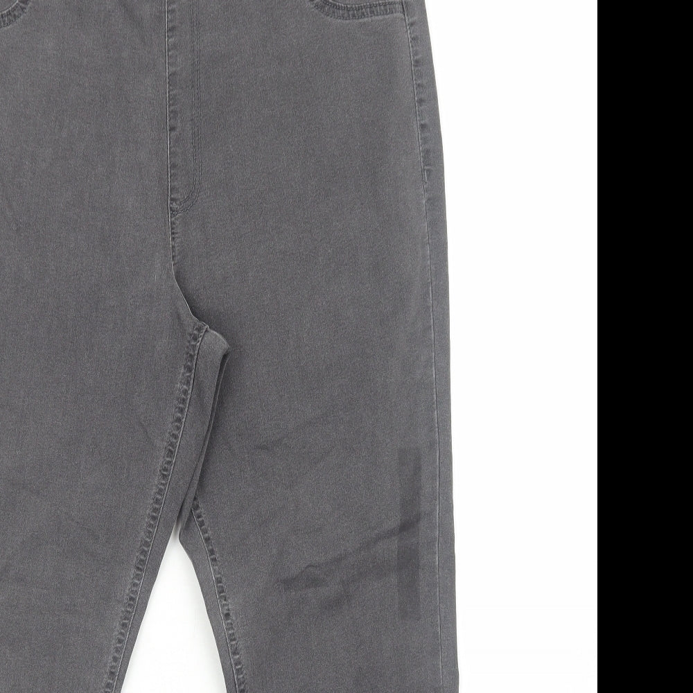 Marks and Spencer Womens Grey Cotton Jegging Jeans Size 18 Regular