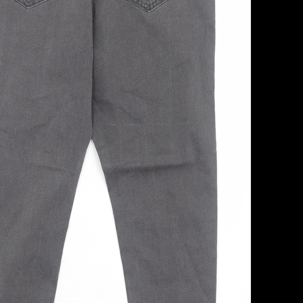 Marks and Spencer Womens Grey Cotton Jegging Jeans Size 18 Regular