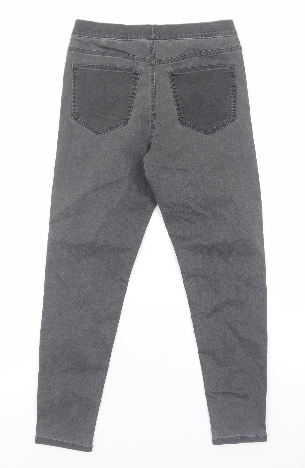 Marks and Spencer Womens Grey Cotton Jegging Jeans Size 10 Regular