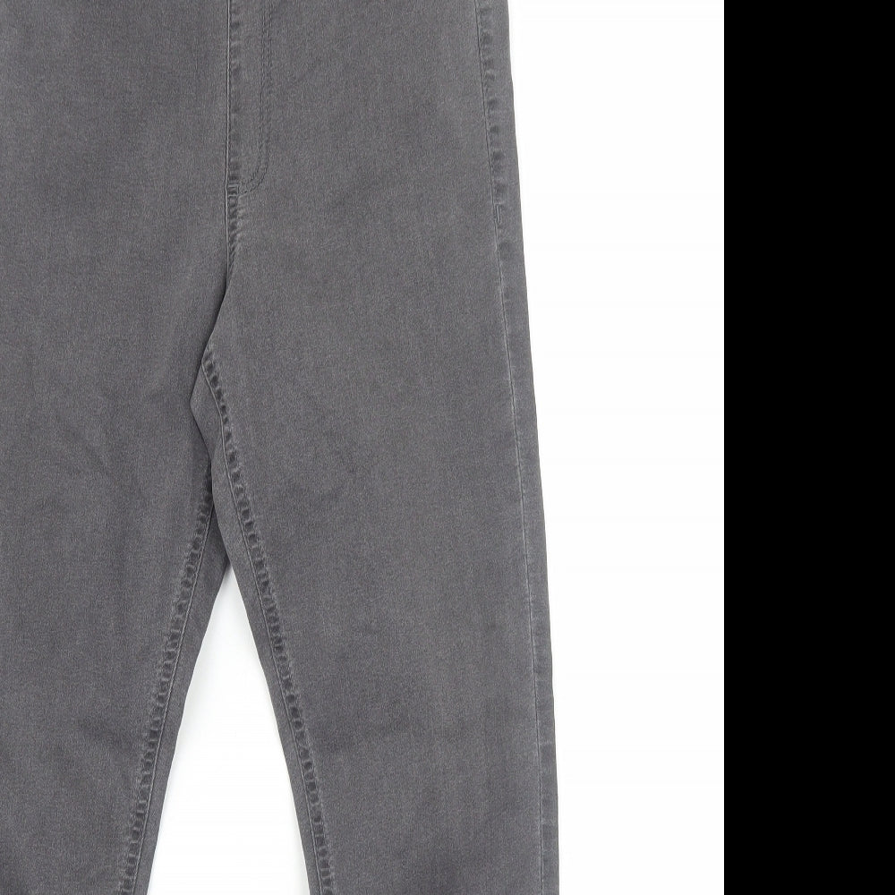 Marks and Spencer Womens Grey Cotton Jegging Jeans Size 10 Regular