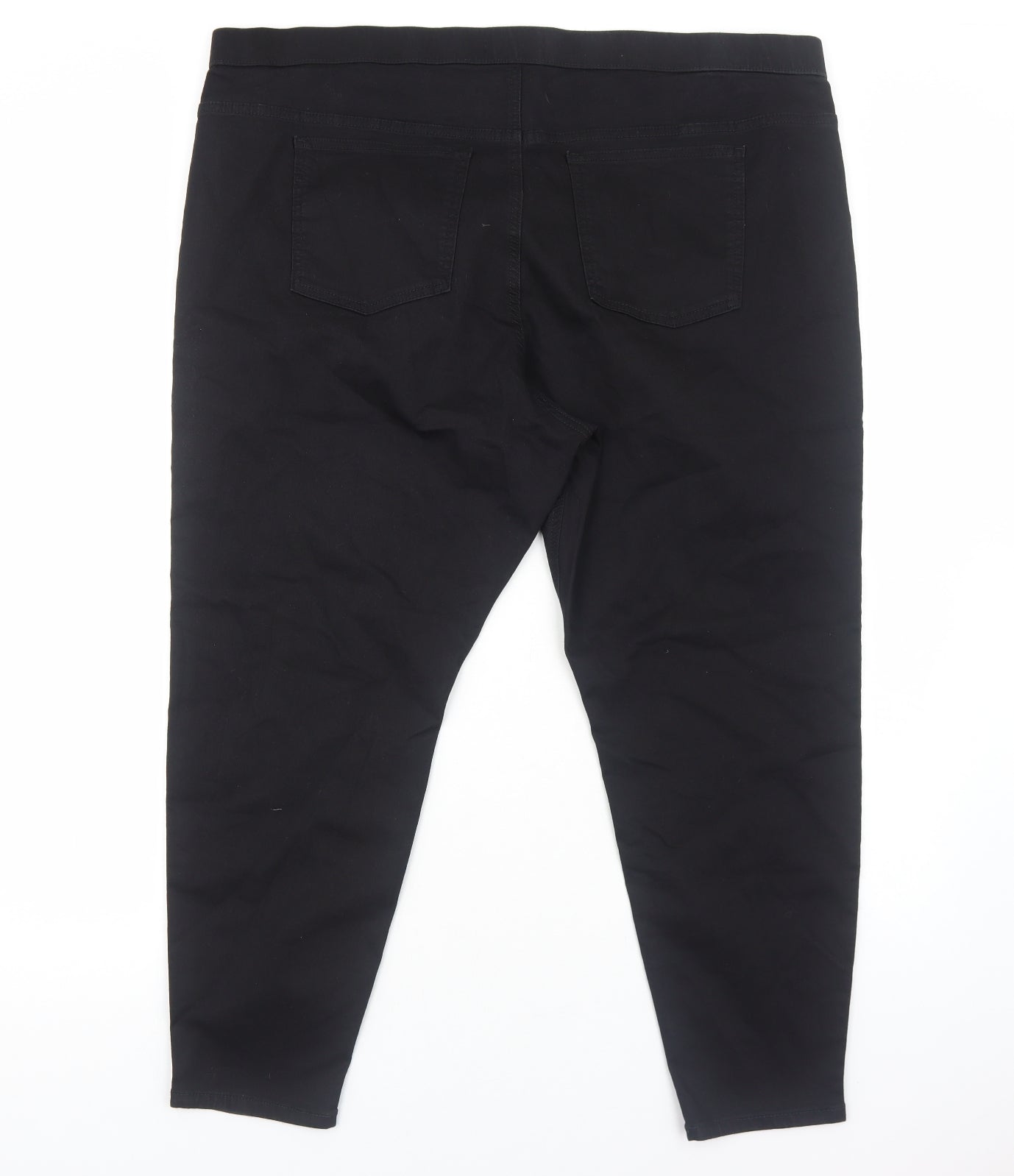 Marks and Spencer Womens Black Cotton Jegging Jeans Size 24 Regular