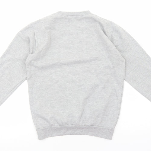Stars & Stripes Womens Grey Cotton Pullover Sweatshirt Size S Pullover