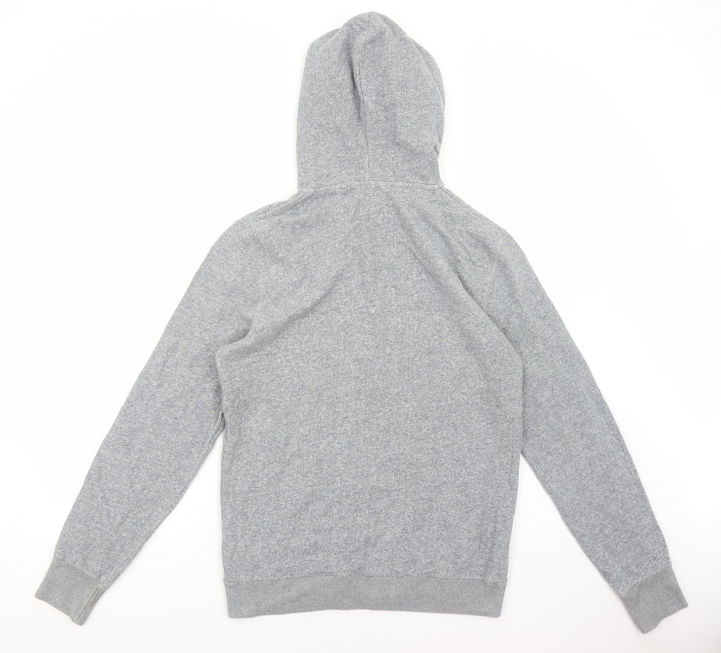 Jack Wills Womens Grey Cotton Full Zip Hoodie Size M Zip