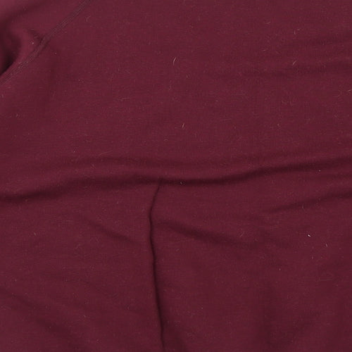 Sweat Trends Womens Red Cotton Pullover Sweatshirt Size XL Pullover