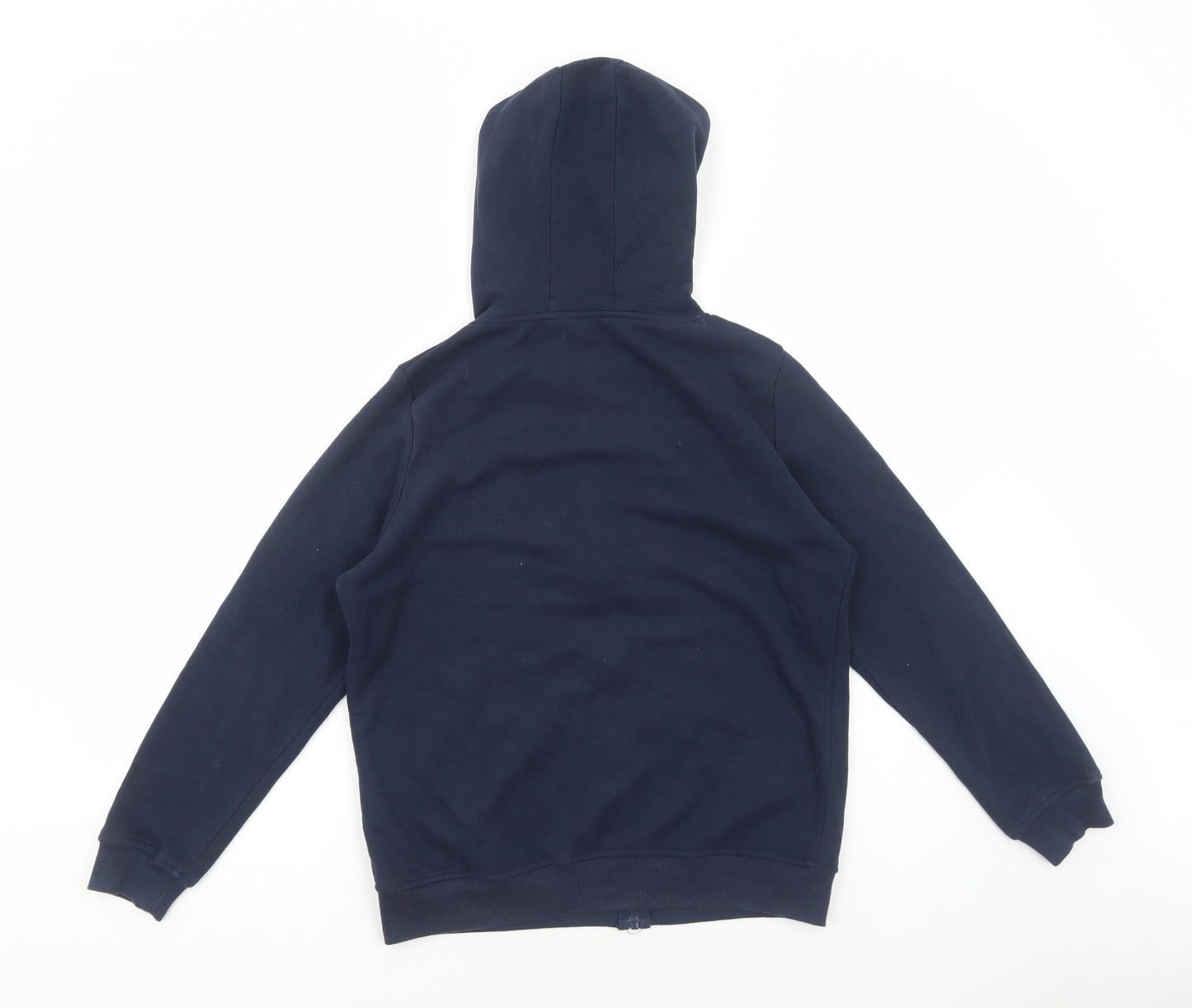 Primark Womens Blue Cotton Full Zip Hoodie Size S Zip